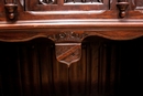 Gothic style Cabinet in Oak, France 19th century