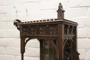 Gothic style Cabinet in Walnut, France 19th century