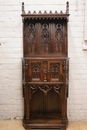 Gothic style Cabinet in Walnut, France 19th century
