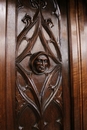 Gothic style Cabinet in Walnut, France 19th century