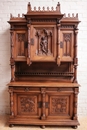 Gothic style Cabinet in Walnut, France 19th century