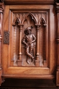 Gothic style Cabinet in Walnut, France 19th century
