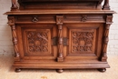 Gothic style Cabinet in Walnut, France 19th century