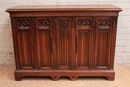 Gothic style Cabinet in Walnut, France 19th century