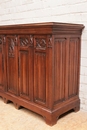 Gothic style Cabinet in Walnut, France 19th century