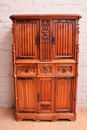 Gothic style Cabinet in Walnut, France 19th century