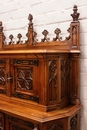 Gothic style Cabinet in Walnut, France 19th century