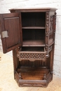 Gothic style Cabinet in Oak, France 19th century