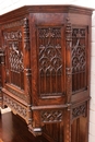 Gothic style Credenza in Oak, France 19th century