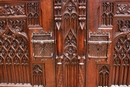 Gothic style Credenza in Oak, France 19th century