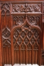 Gothic style Credenza in Oak, France 19th century