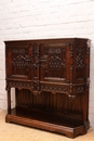 Gothic style Credenza in Oak, France 19th century