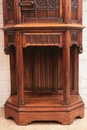 Gothic style Credenza in Walnut, France 19th century