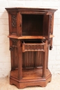 Gothic style Credenza in Walnut, France 19th century