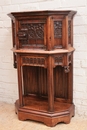 Gothic style Credenza in Walnut, France 19th century