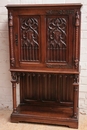 Gothic style Credenza in Walnut, France 19th century