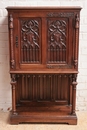 Gothic style Credenza in Walnut, France 19th century