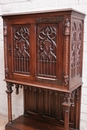 Gothic style Credenza in Walnut, France 19th century