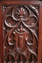 Gothic style Credenza in Walnut, France 19th century