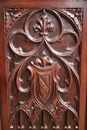 Gothic style Credenza in Walnut, France 19th century