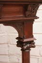Gothic style Desk table in Walnut, France 19th century