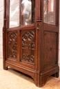 Gothic style Display cabinet in Oak, France 19th century