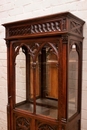 Gothic style Display cabinet in Oak, France 19th century