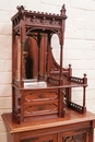 Gothic style Display cabinet in Walnut, France 19th century