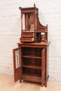 Gothic style Display cabinet in Walnut, France 19th century