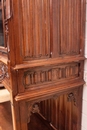 Gothic style Display cabinet in Walnut, France 19th century