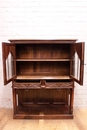 Gothic style Display cabinet in Walnut, France 19th century