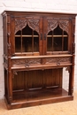 Gothic style Display cabinet in Walnut, France 19th century