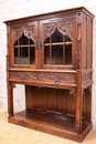 Gothic style Display cabinet in Walnut, France 19th century
