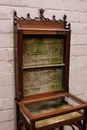 Gothic style Display cabinet in Walnut, France 19th century