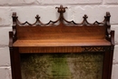 Gothic style Display cabinet in Walnut, France 19th century