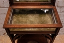 Gothic style Display cabinet in Walnut, France 19th century