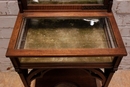 Gothic style Display cabinet in Walnut, France 19th century