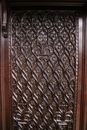 Gothic style Hall bench in Walnut, France 19th century