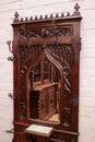 Gothic style Hall tree  in Walnut, France 19th century
