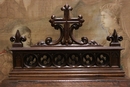 Gothic style Kneeler in Walnut, France 19th century