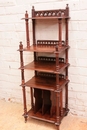 Gothic style Music cabinet in rosewood, France 19th century