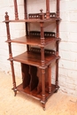 Gothic style Music cabinet in rosewood, France 19th century