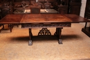 Gothic style Table in Oak, France 19th century