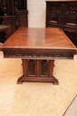 Gothic style Table in Oak, France 19th century