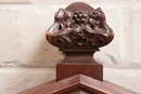 Gothic style Twin beds in Walnut, France 19th century