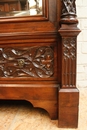 Gothic style Walnut Gothic bedroom set in Walnut, France 19th century