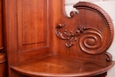 Henri II style Cabinet in Walnut, France 19th century