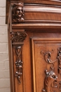 Henri II style Corner cabinet in Walnut, France 19th century