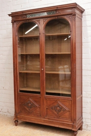 Henri II Bookcase in walnut