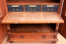 Henri II style Bookcase in Walnut, France 19th century